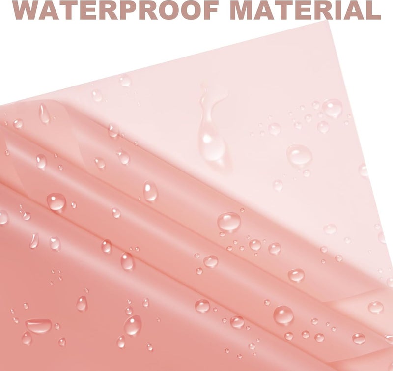 DEWJDFSC 20 Sheets Flower Wrapping Paper,Waterproof Floral Korean Bouquet Wrapping Paper, Florist Supplies, Suitable for Flowers Gift Packaging (Pink-5) - Image 2